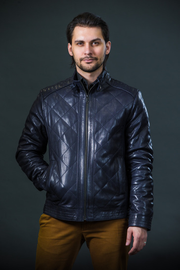 Куртка кожаная