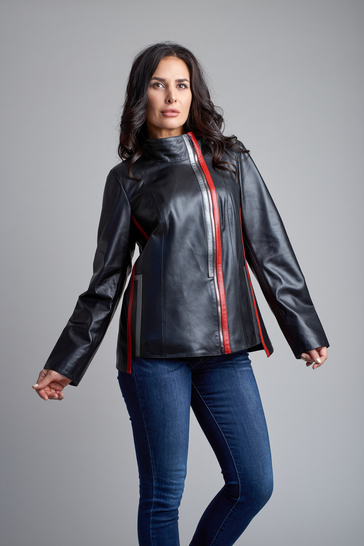 Куртка кожаная