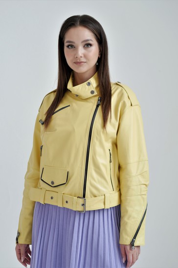 Куртка кожаная