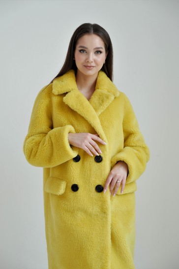 Шуба из натуральной шерсти