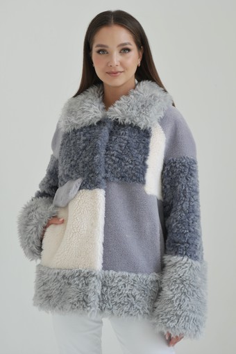 Шуба из натуральной шерсти