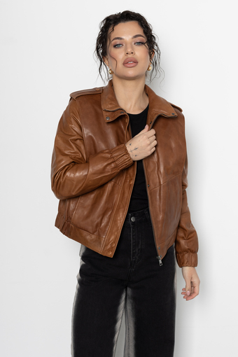 Куртка кожаная