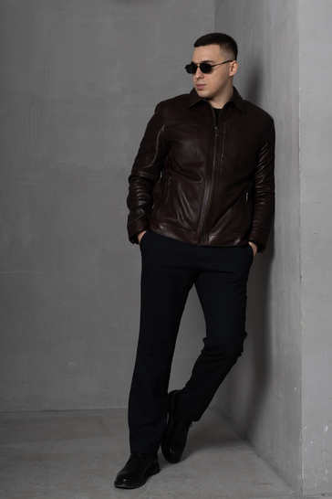 Куртка кожаная