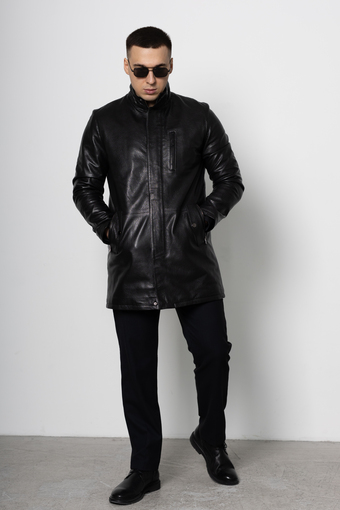 Куртка кожаная