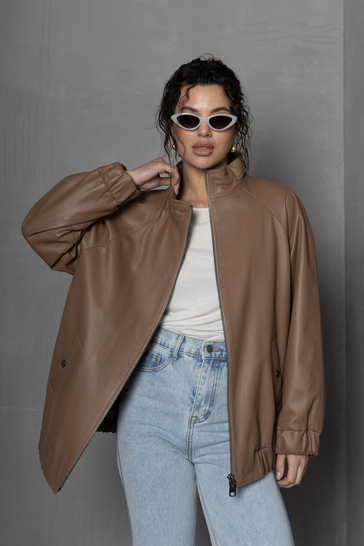 Куртка кожаная