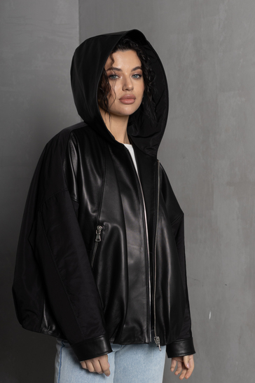 Куртка кожаная