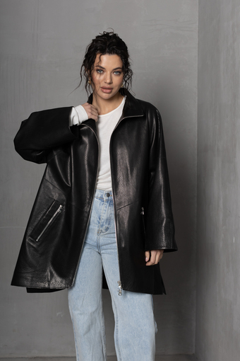 Куртка кожаная