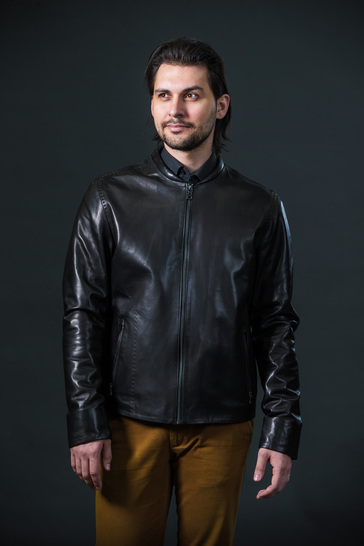 Куртка кожаная