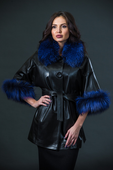 Куртка кожаная