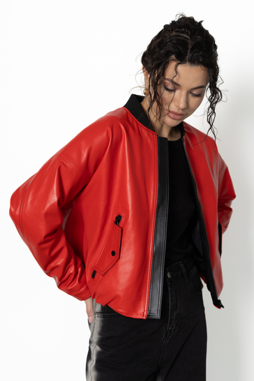 Куртка кожаная