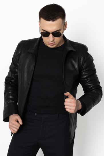 Куртка кожаная