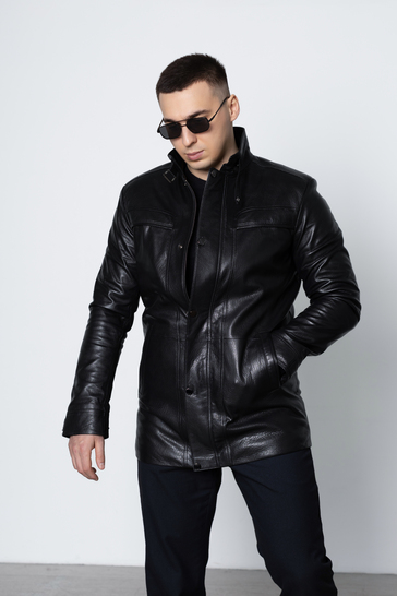 Куртка кожаная