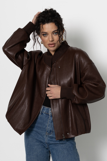 Куртка кожаная