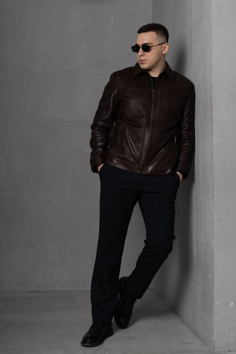 Куртка кожаная