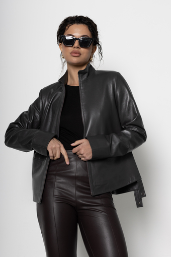 Куртка кожаная