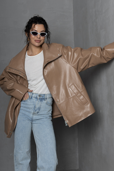 Куртка кожаная